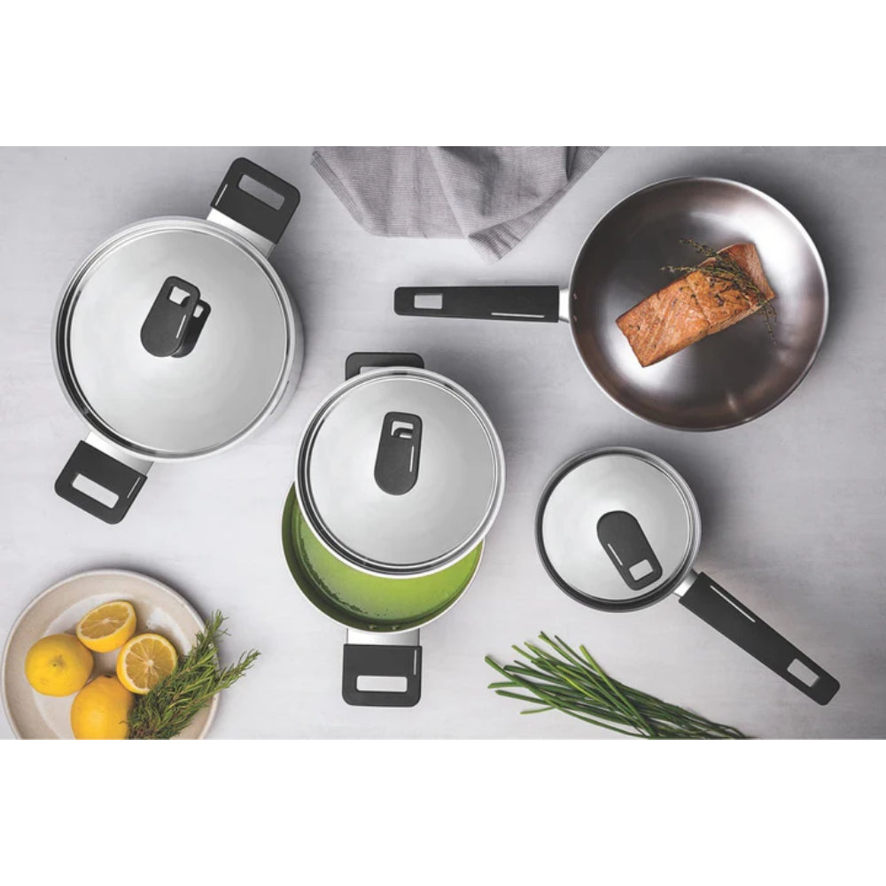 Tramontina Grano 4 Piece Triply Clad Cookware Set with Bakelite Handles
