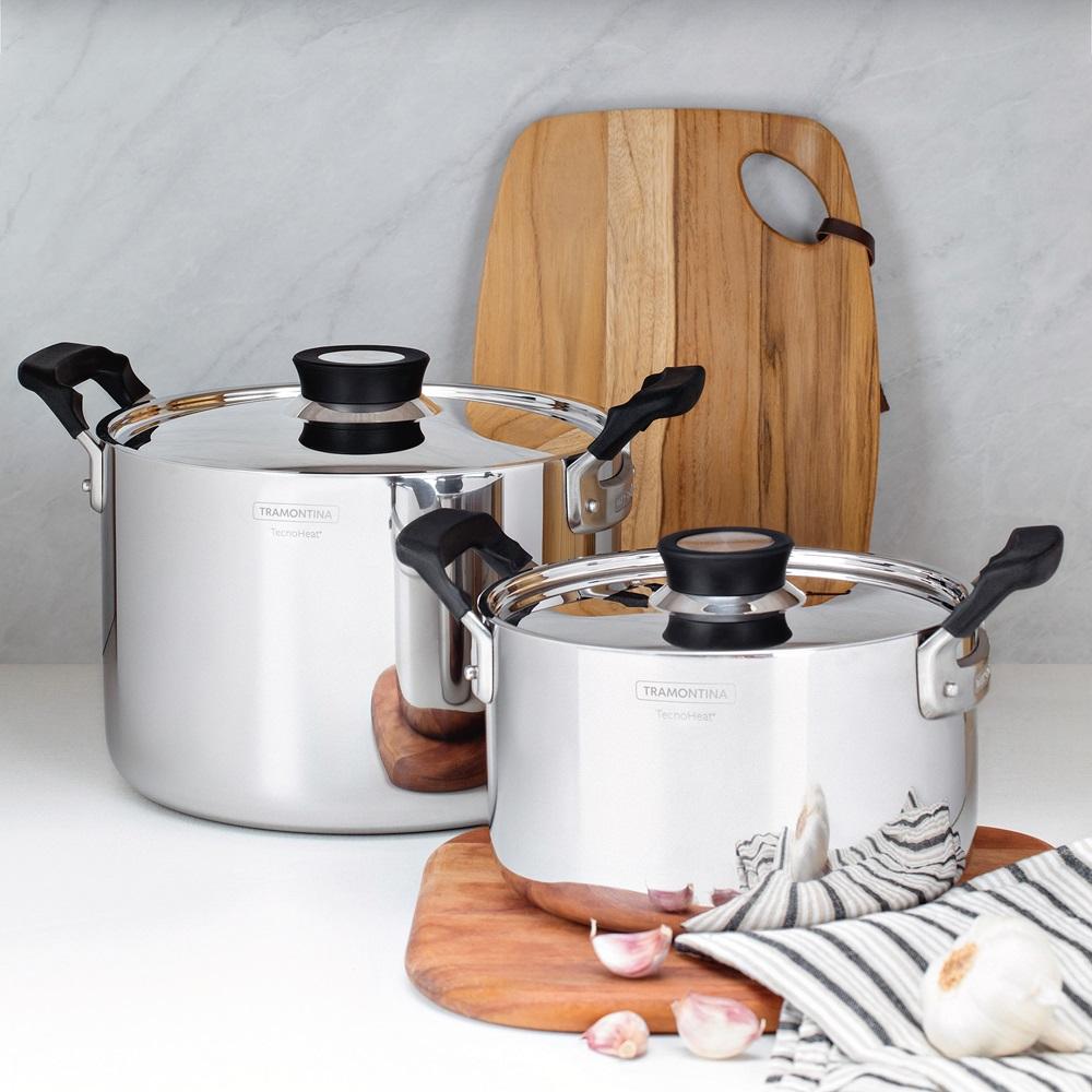 Tramontina Grano Compact 3 Piece Triply Clad Cookware Set