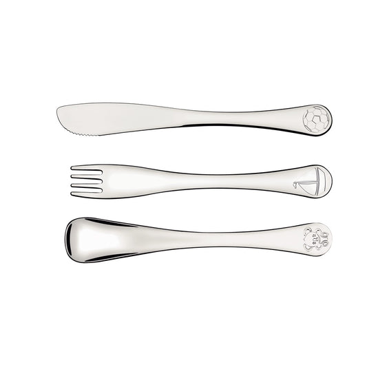 Tramontina Le Petit 3 Piece Stainless Steel Cutlery Set Boys - House