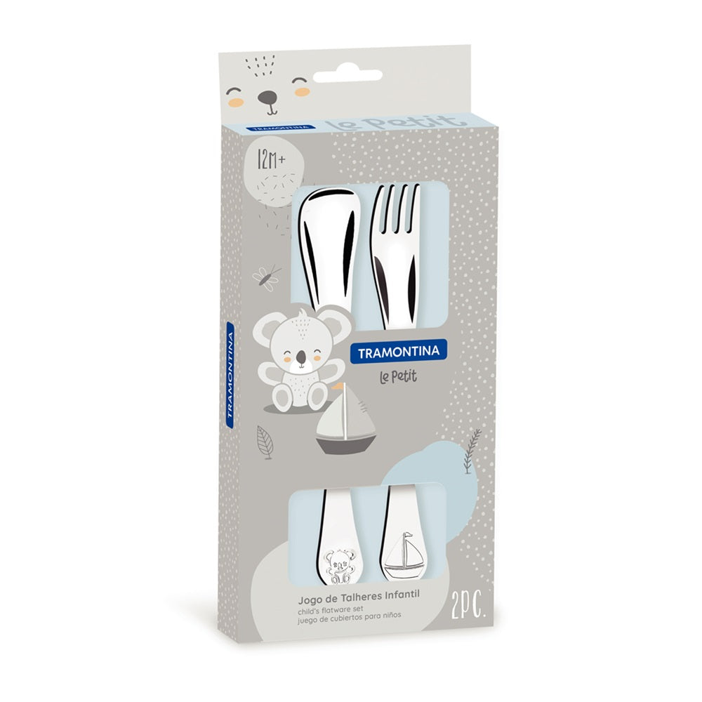 Tramontina Le Petit 2 Piece Stainless Steel Cutlery Set Boys- House