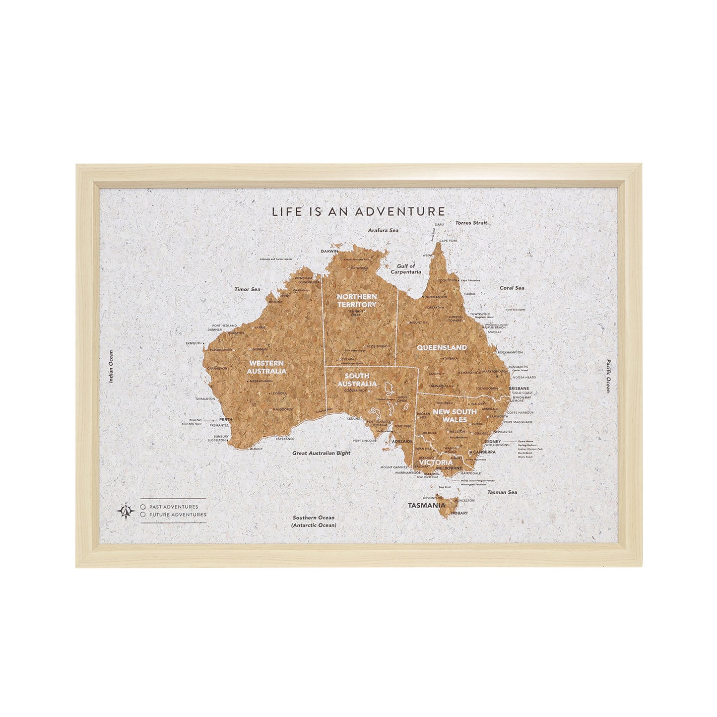 Splosh Travel Board Australia Small Map