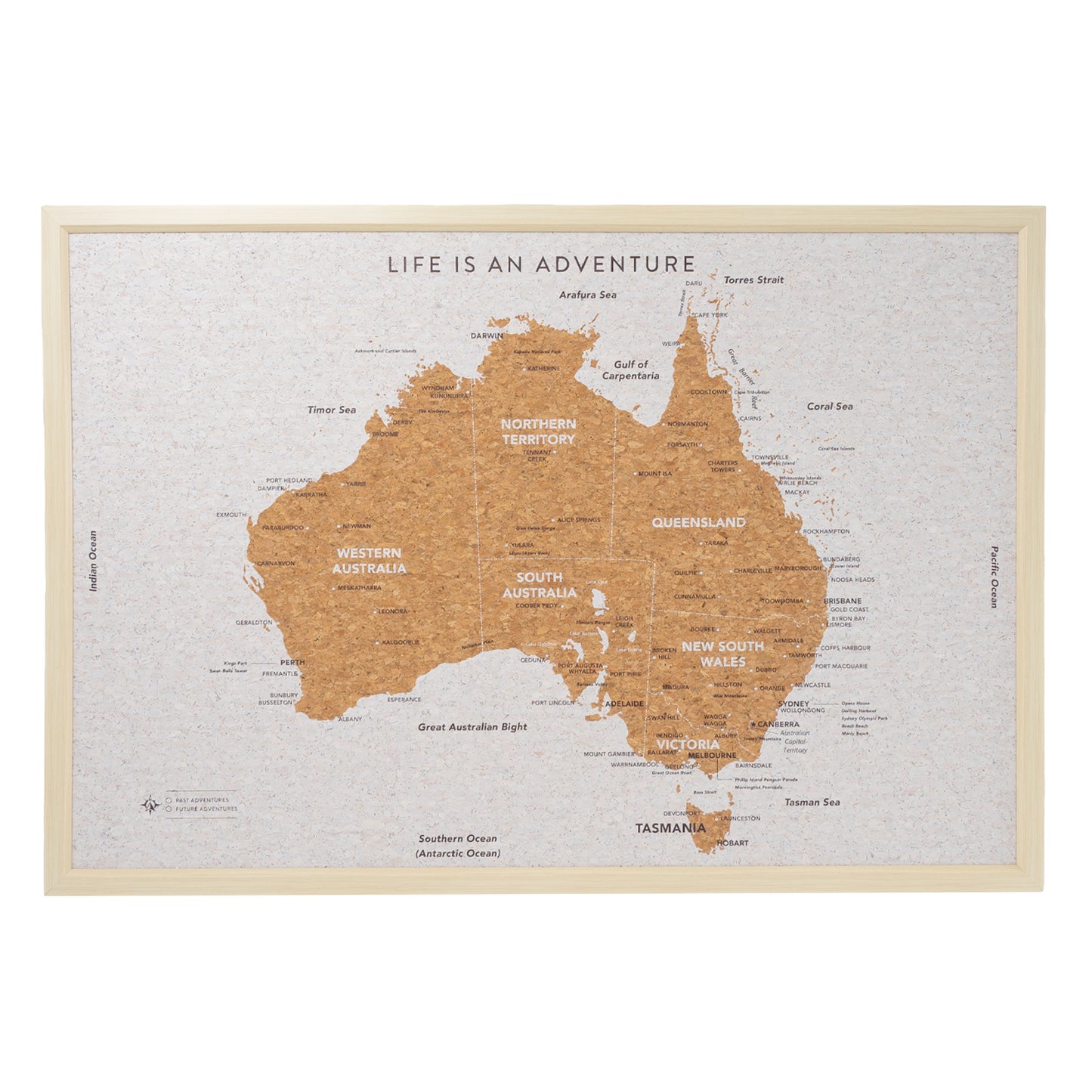 Splosh Travel Board Australia Large Map