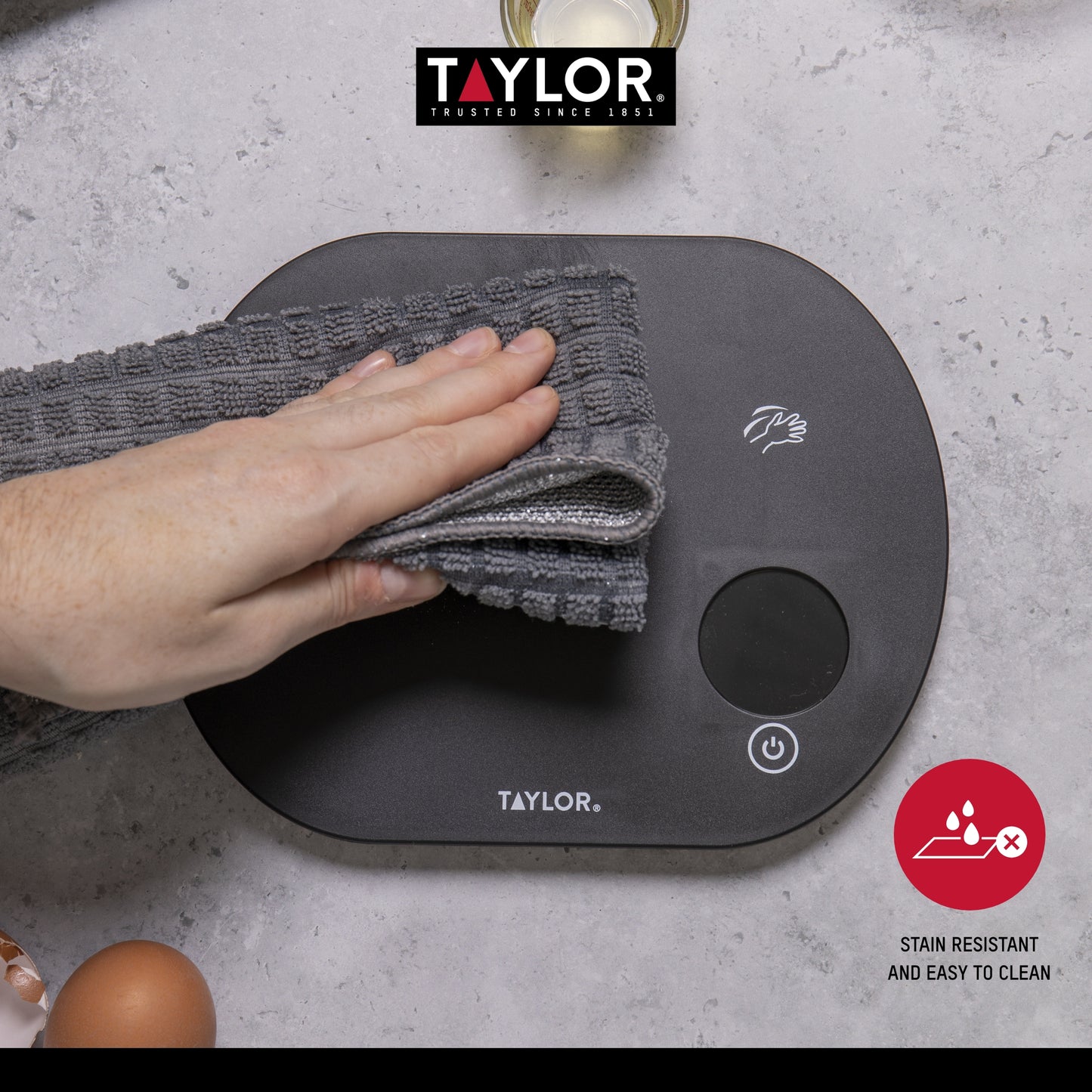 Taylor Touchless Tare Digital Dual Kitchen Scale 5.5kg