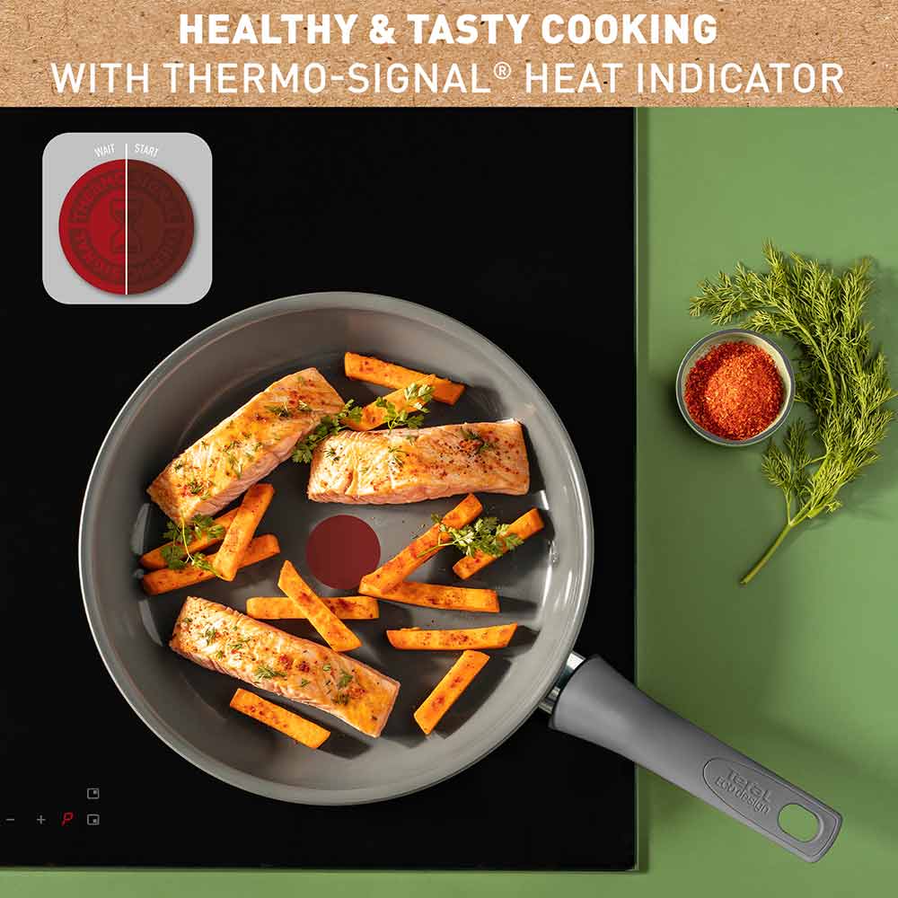 Tefal Revive Ceramic Induction Non-Stick Frypan infographic at House