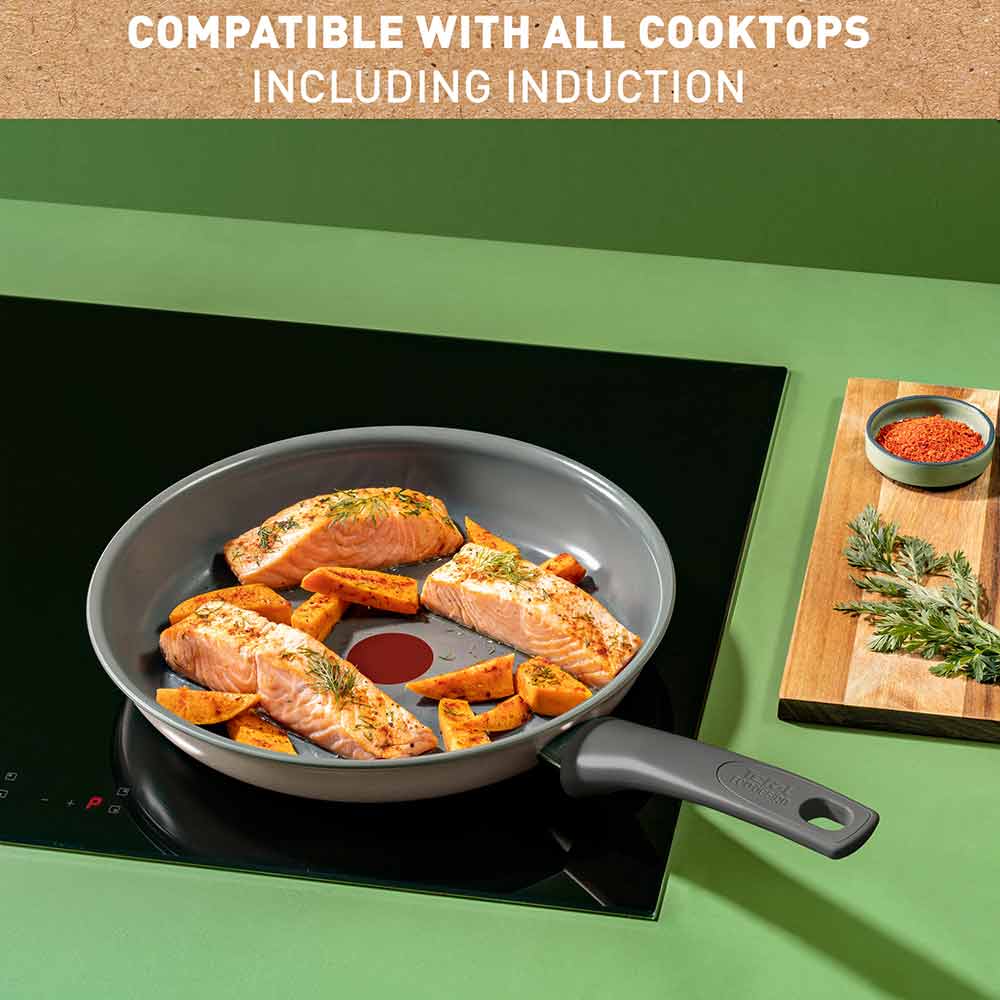 Tefal Revive Ceramic Induction Non-Stick Frypan infographic at House