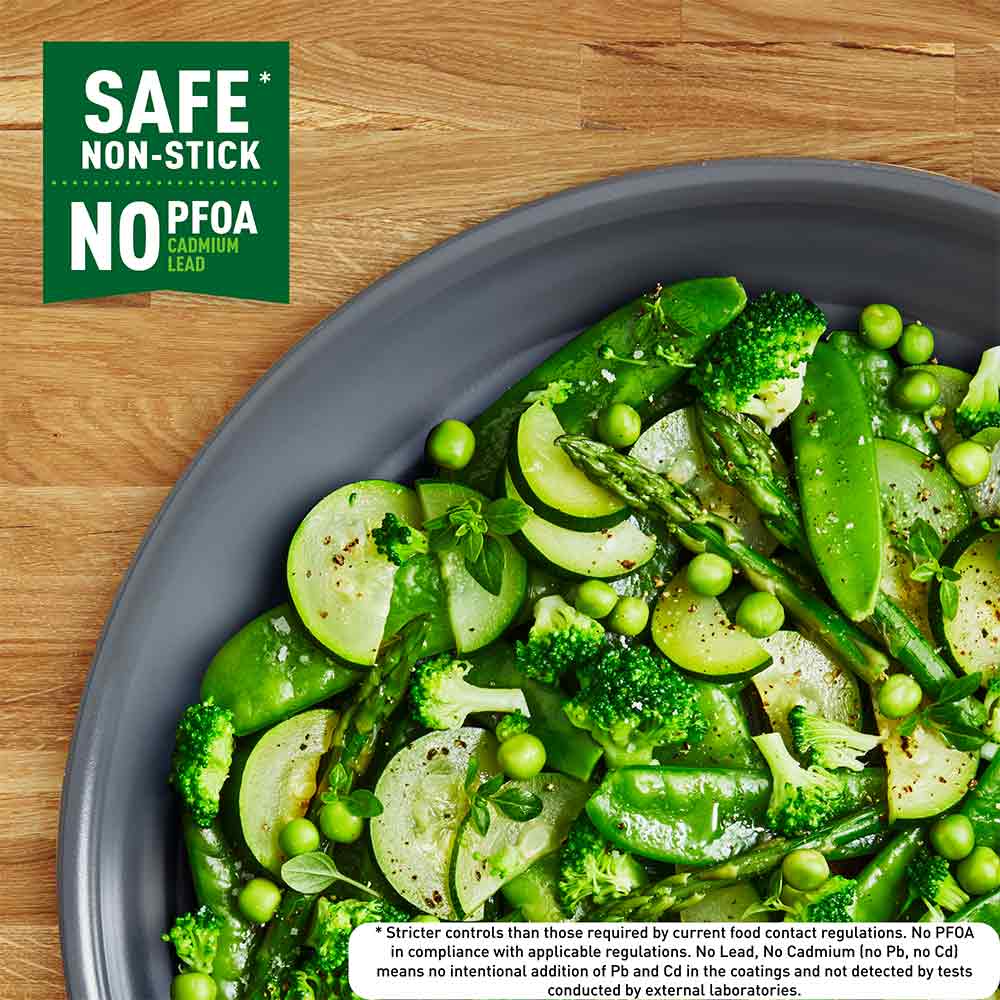 Tefal Revive Ceramic Induction Non-Stick Frypan PFOA free infographic at House