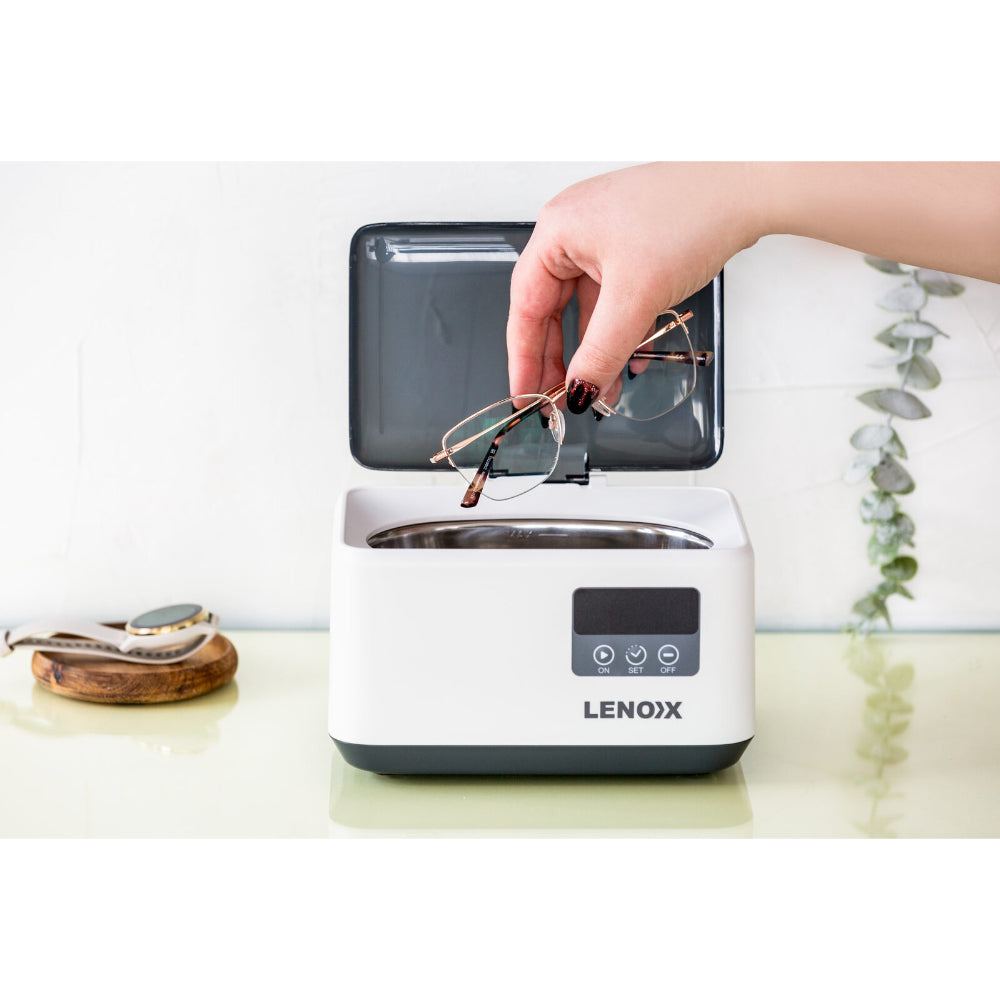 Lenoxx Ultrasonic Jewellery Cleaner 50W 4800Hz With 600ml Tank And LED Display