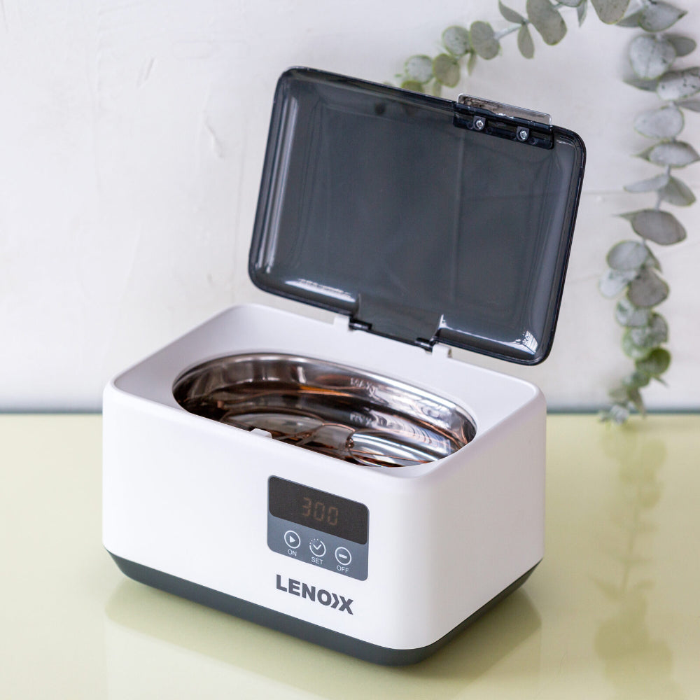 Lenoxx Ultrasonic Jewellery Cleaner 50W 4800Hz With 600ml Tank And LED Display