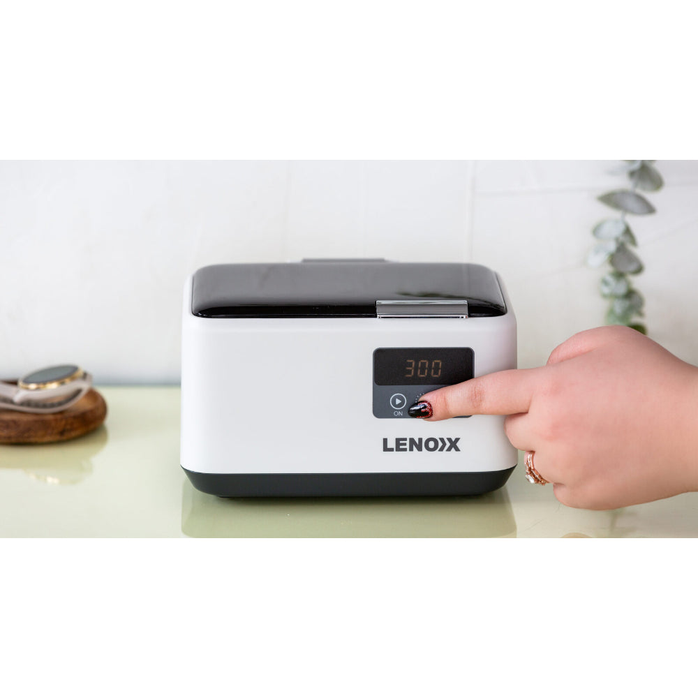 Lenoxx Ultrasonic Jewellery Cleaner 50W 4800Hz With 600ml Tank And LED Display