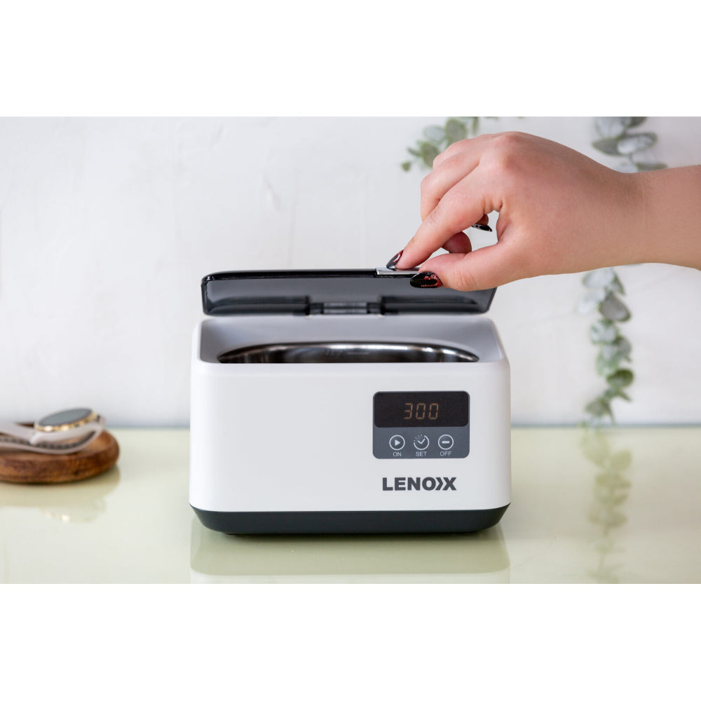 Lenoxx Ultrasonic Jewellery Cleaner 50W 4800Hz With 600ml Tank And LED Display