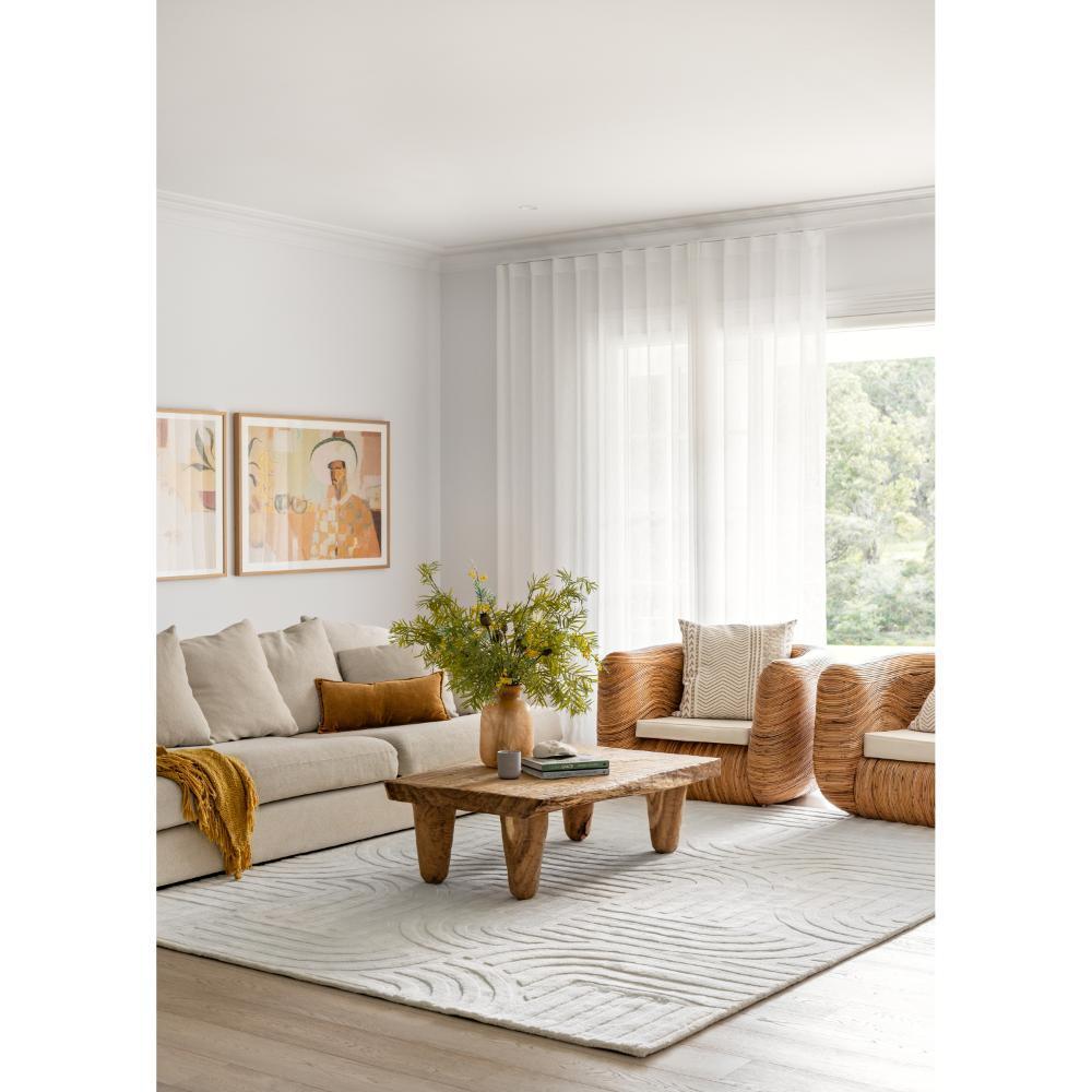 Darren Palmer Zen Rug White