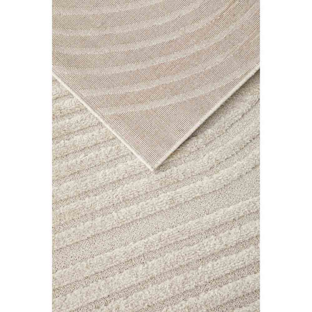 Rug Culture Lotus Abbey Rug in Beige at House. close up shot Rug with arch detail.