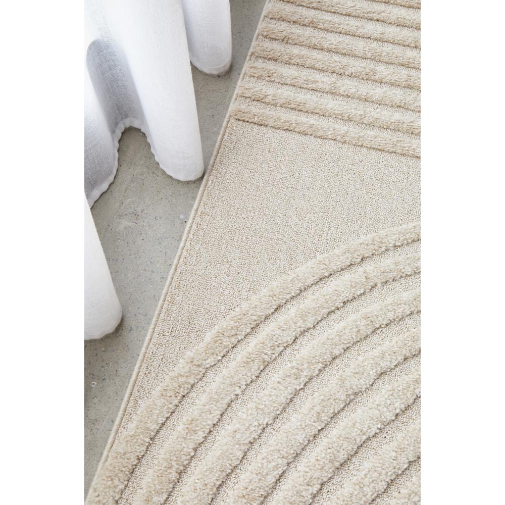 Rug Culture Lotus Abbey Runner Beige with arch detail at House