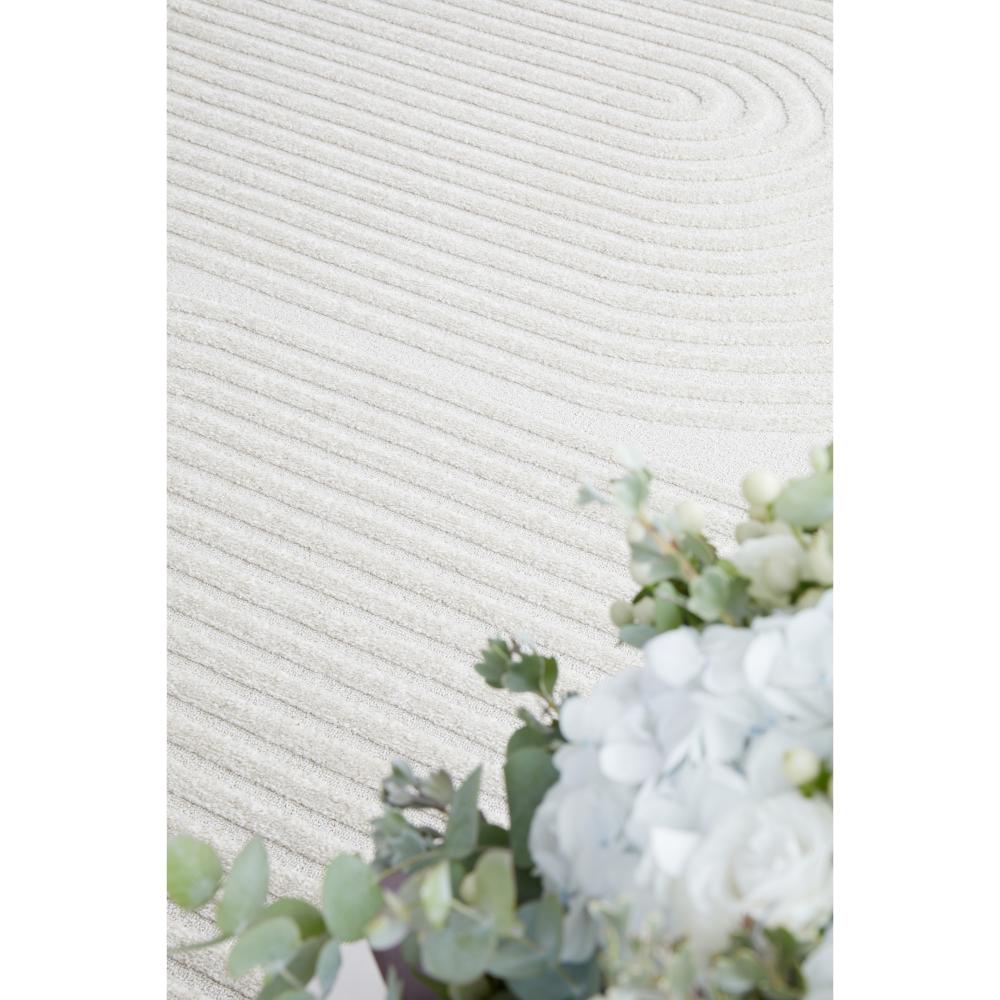 Rug Culture Lotus Abbey Rug in White at House. Rug with arch detail.