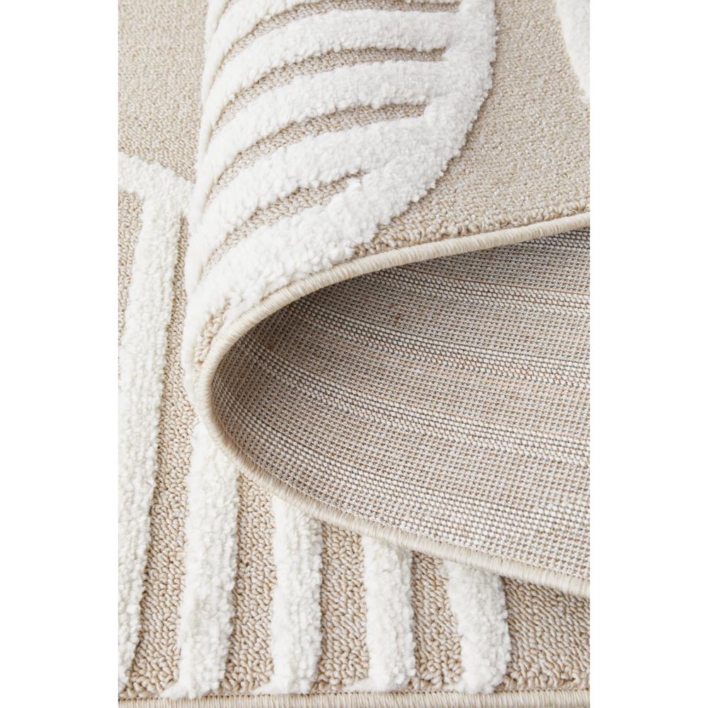 Rug Culture Lotus Leo Runner in Mixed Beige under of rug at MyHouse