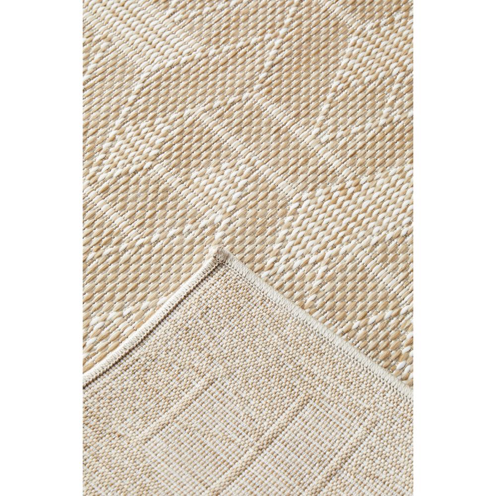 Natural Brown weave look hallway floor runner rug detail image - House
