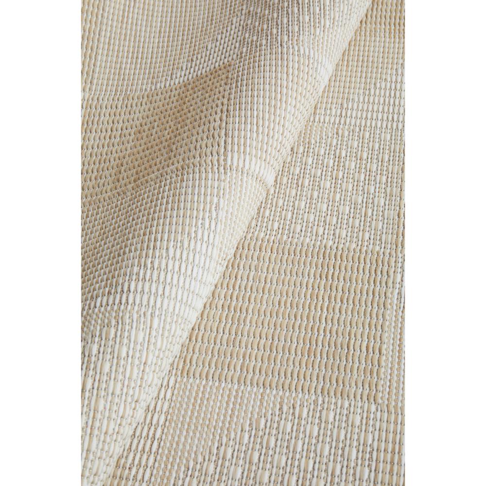 Natural Brown Beige curve check indoor outdoor floor runner - House