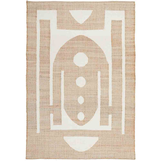Rug Culture Sahara Zelda Rug Natural -Wool Jute Boho rug - House