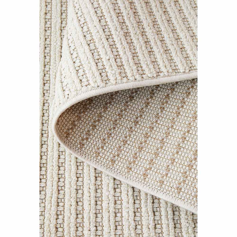 Darren Palmer Sandridge Indoor/Outdoor Rug in Cream detail shot at House