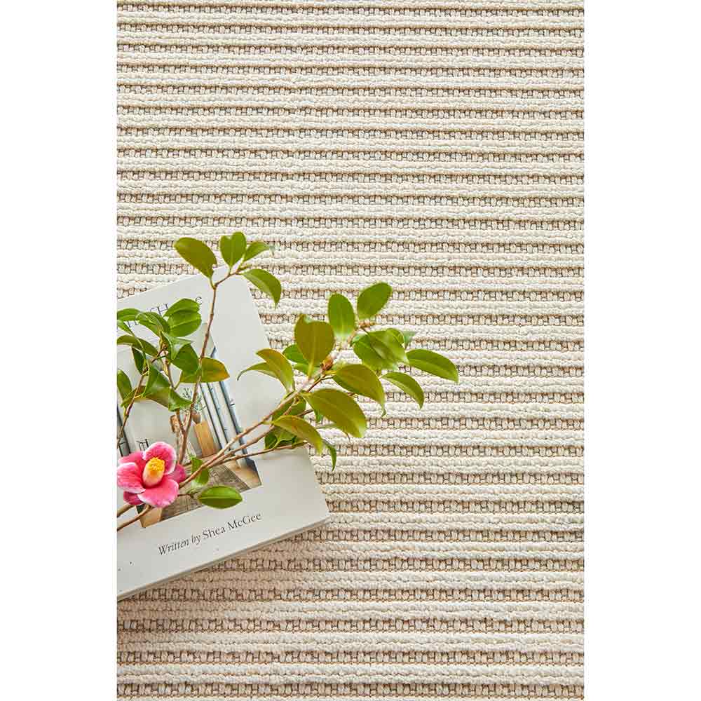 Darren Palmer Sandridge Indoor/Outdoor Runner in Cream detail shot at House