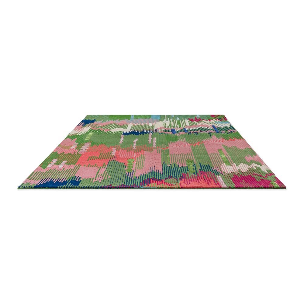 Harlequin X Sophie Robinson Wilderness Rug Peridot/Emerald