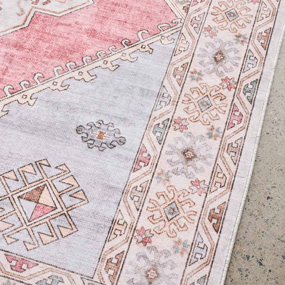 Rug Culture Revive Washable Avril Rug Rose