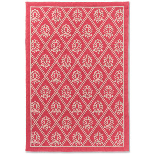 Laura Ashley Porchester Outdoor Rug Poppy Red - House