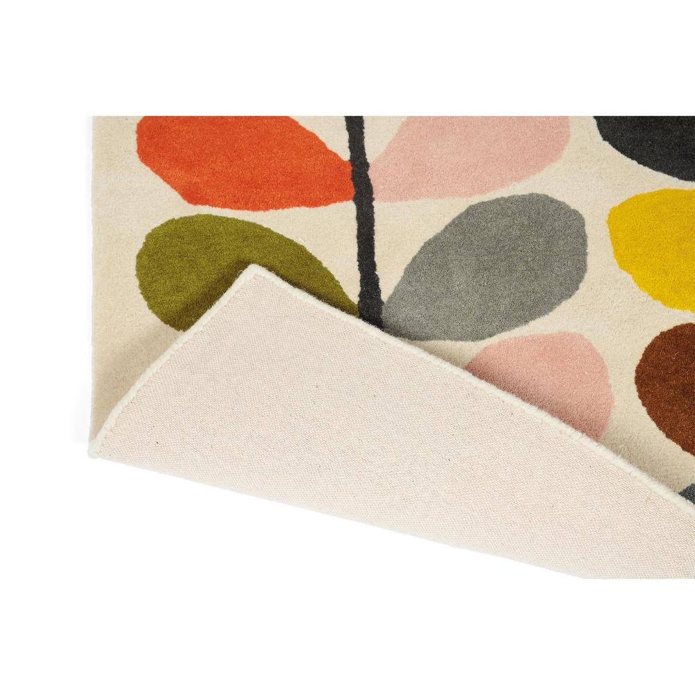 multi-coloured flower wool rug detailed image - House 