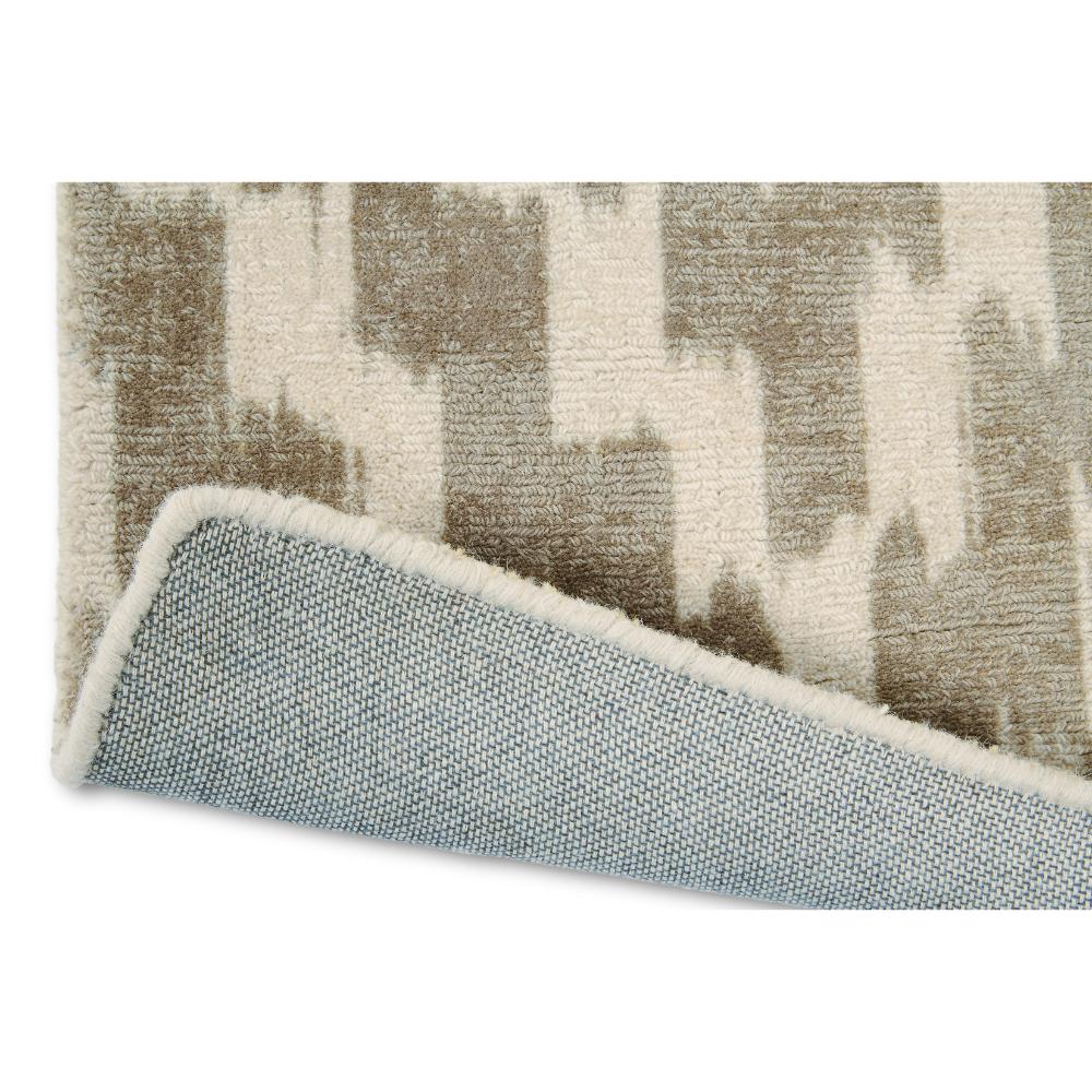Grey geo diamond print Wool Rug detailed image - House