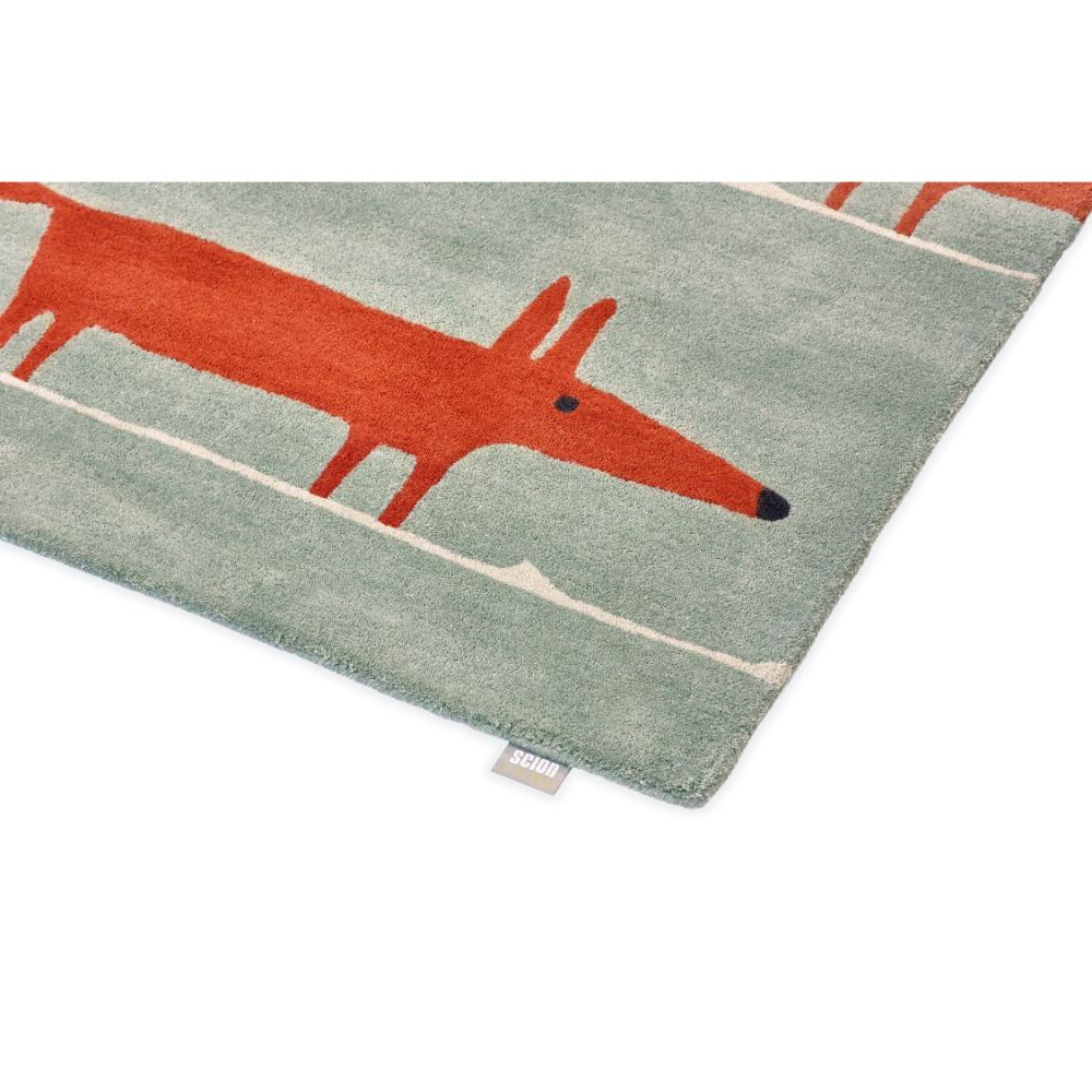 red Fox printed kids wool Rug detailed image - House