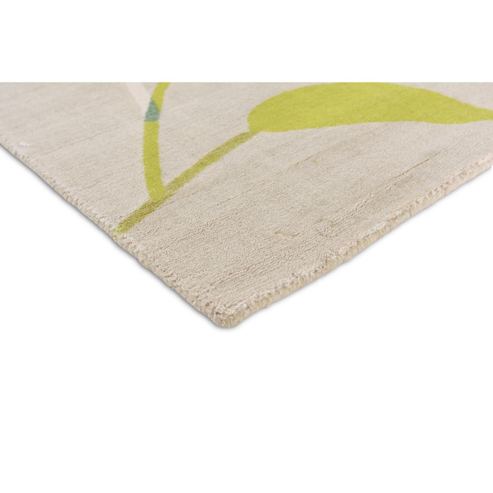 Green Leaf Print Wool Rug detailed image - House