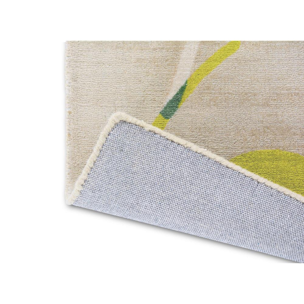 Green Leaf Print Wool Rug detailed image - House