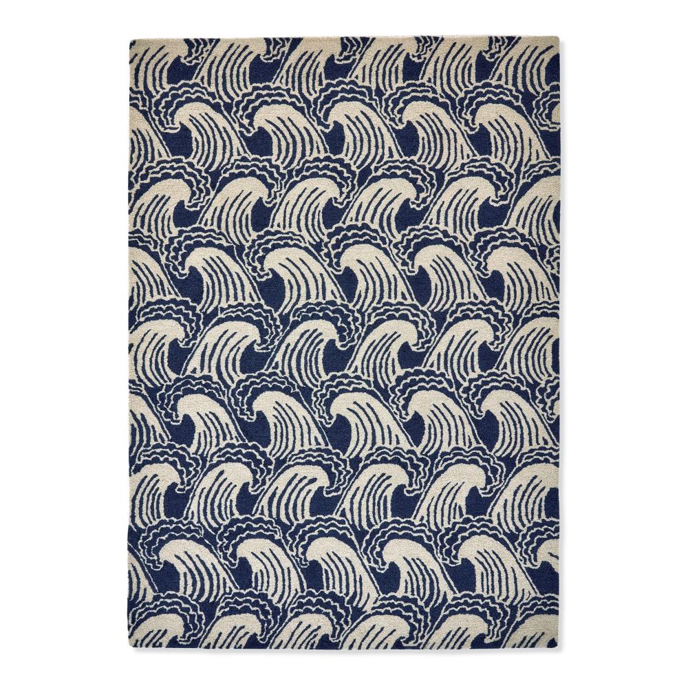 Scion Ride The Wave Wool Rug Denim - House