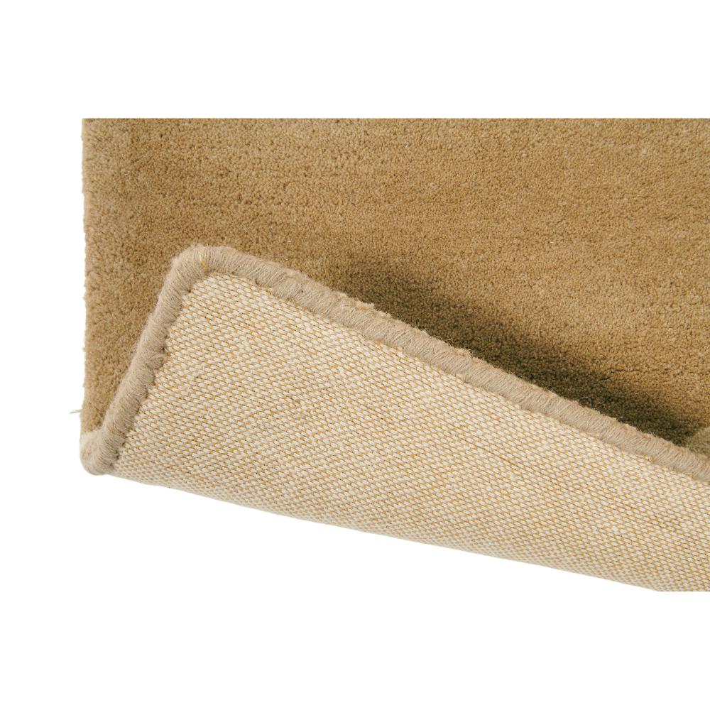 brown and orange fox print wool rug detailed image - House