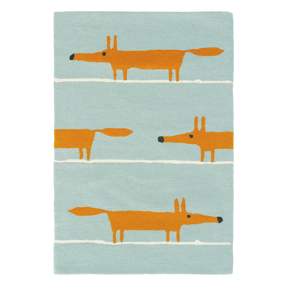 Scion Mr Fox Wool Rug Aqua - House