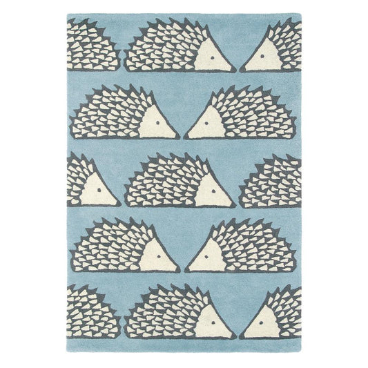 Scion Spike Wool Rug Marine Blue - House