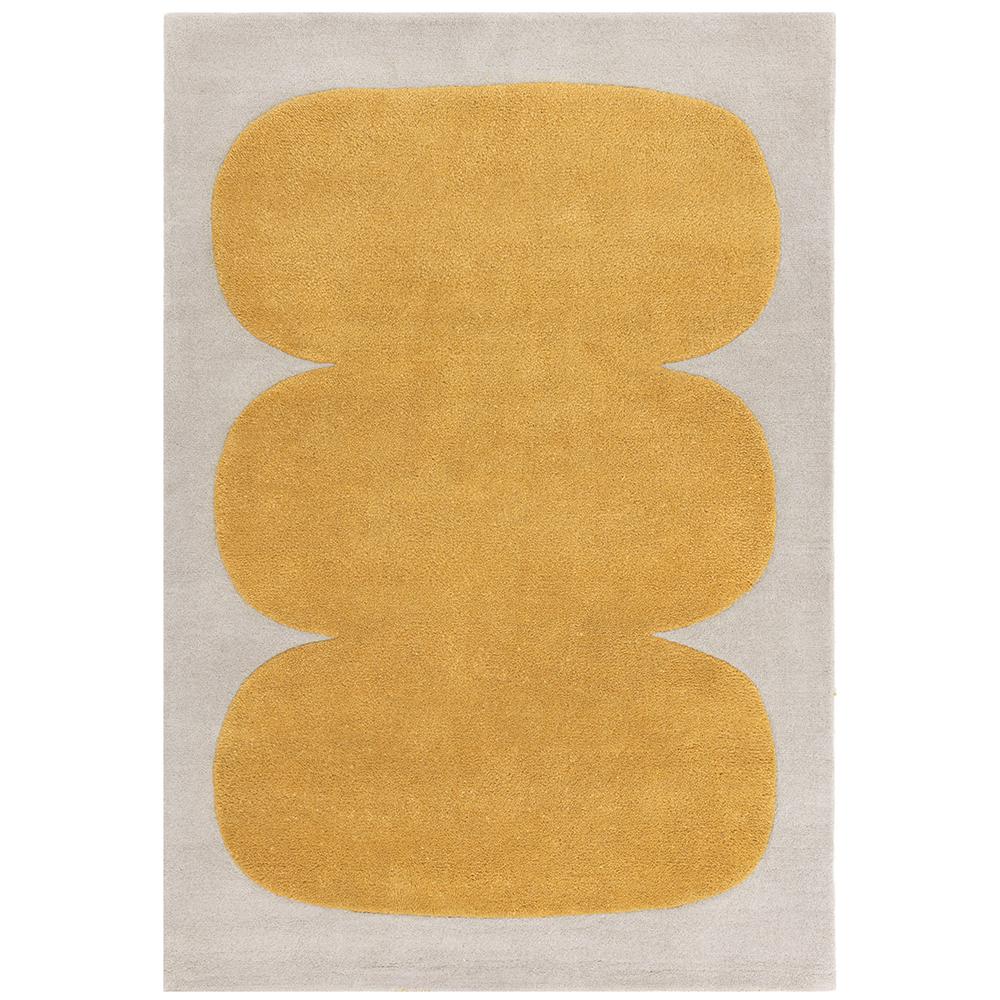 Asiatic Sculpt Rug in Gold Yellow