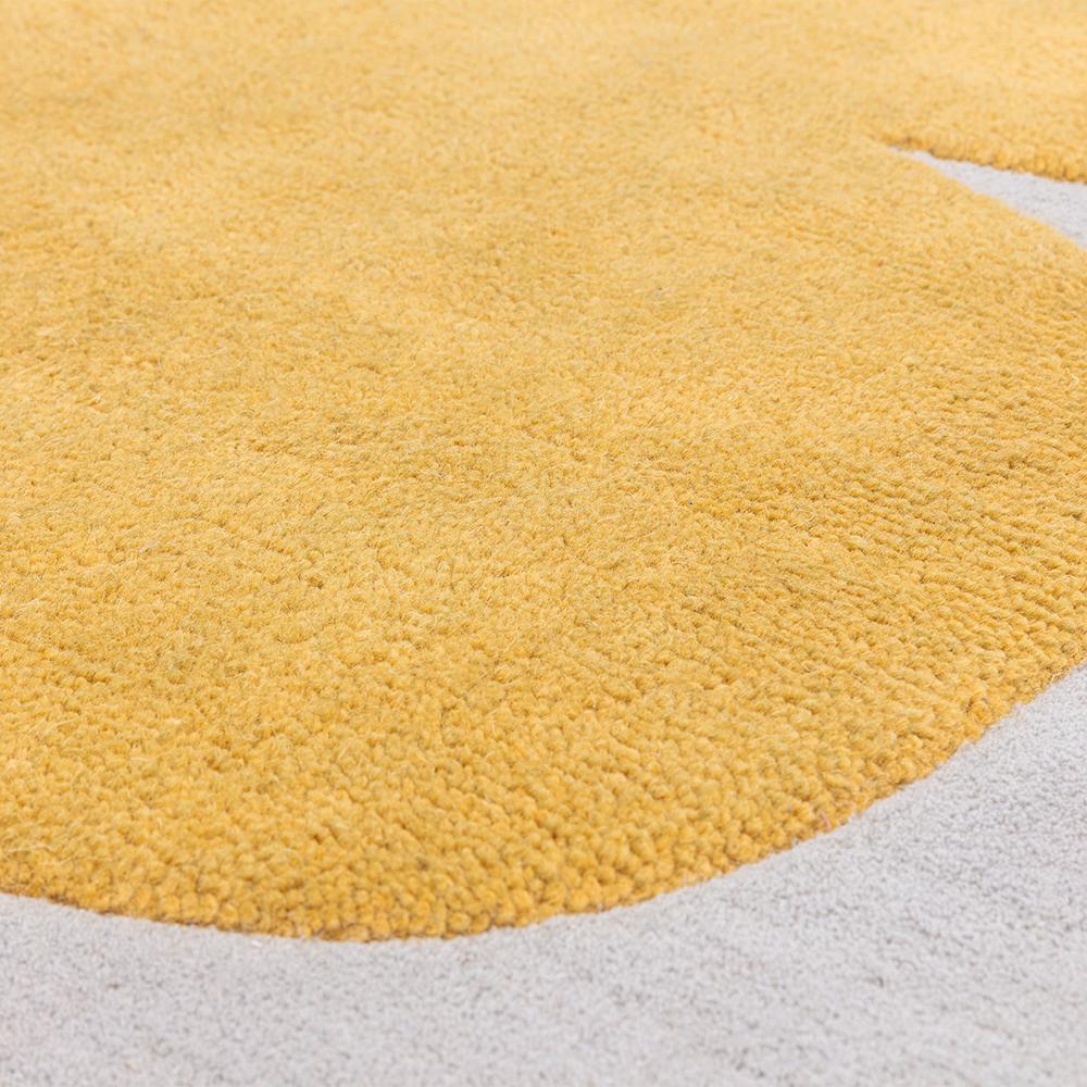 Asiatic Sculpt Rug in Gold Yellow