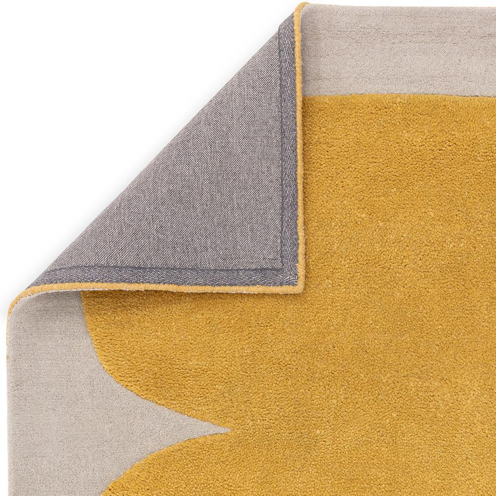 Asiatic Sculpt Rug in Gold Yellow