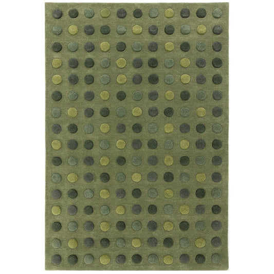 Asiatic Dotty Rug Green