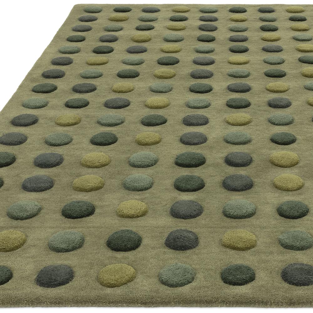 Asiatic Dotty Rug Green