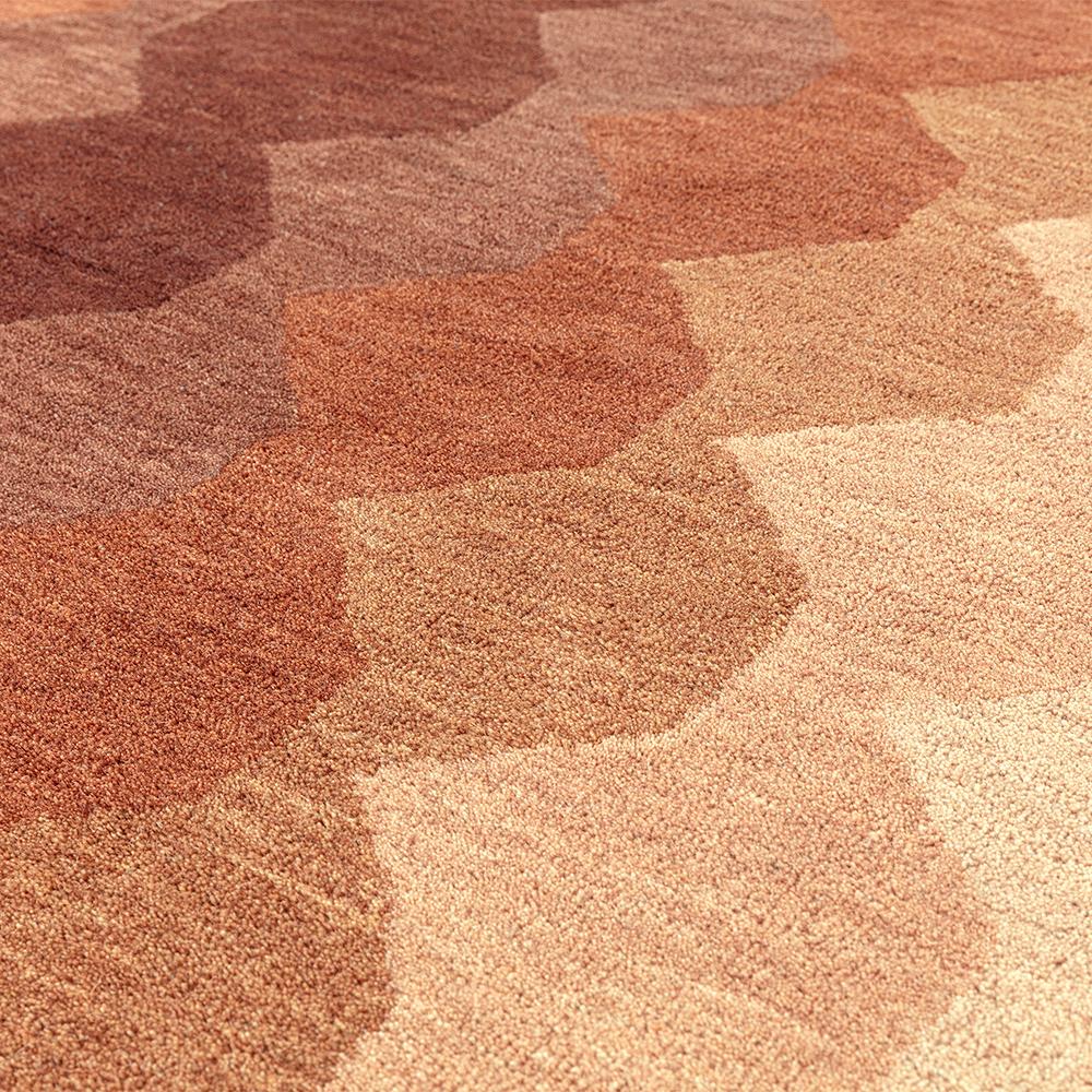 Asiatic Hive Rug Rust