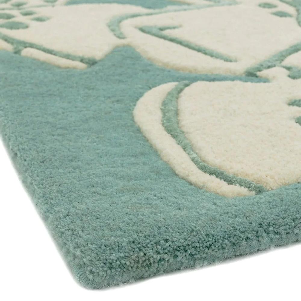 Asiatic Devore Rug Blue