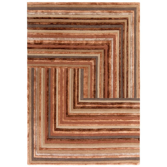 Asiatic Network Rug Terracotta