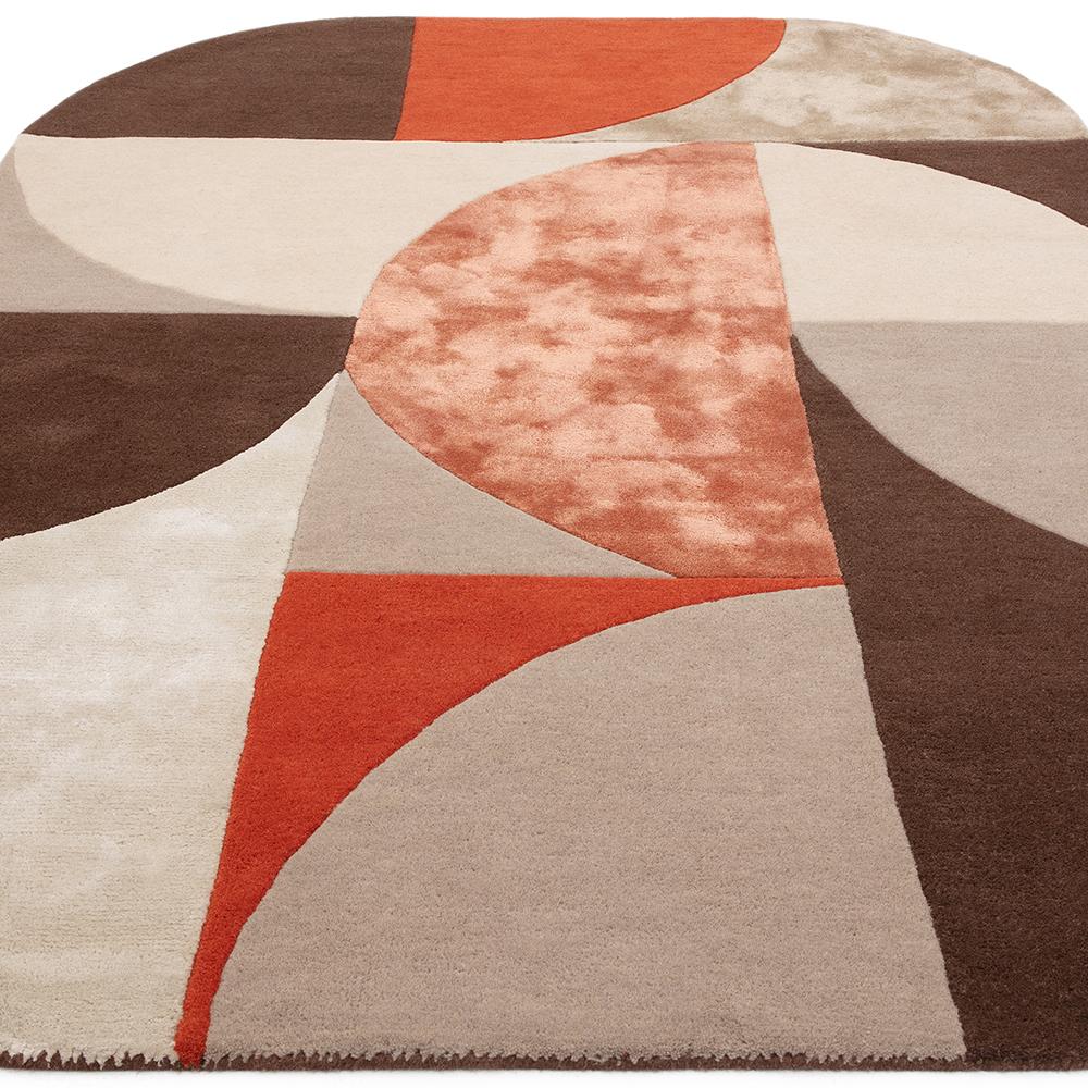 Asiatic Oval Rug Spice Red
