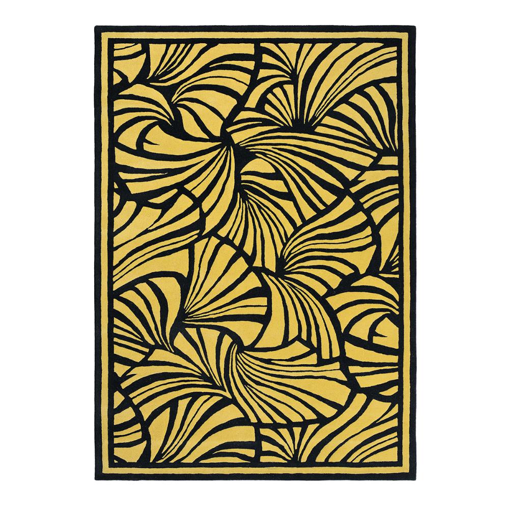 Florence Broadhurst Japanese Fans Rug gold