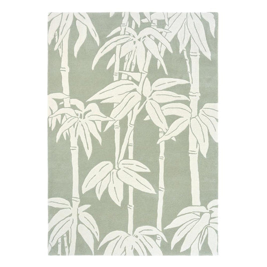 Florence Broadhurst Japanese Bamboo Rug Jade green
