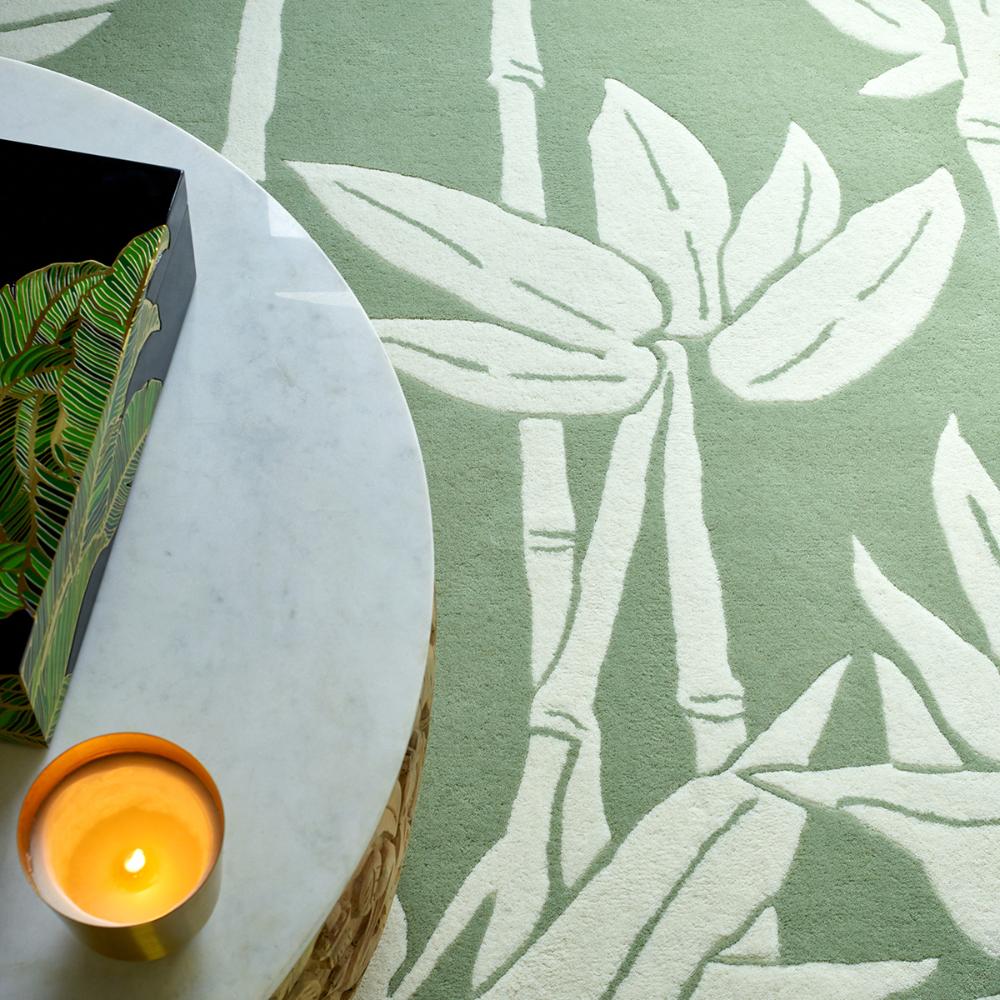 Florence Broadhurst Japanese Bamboo Rug Jade