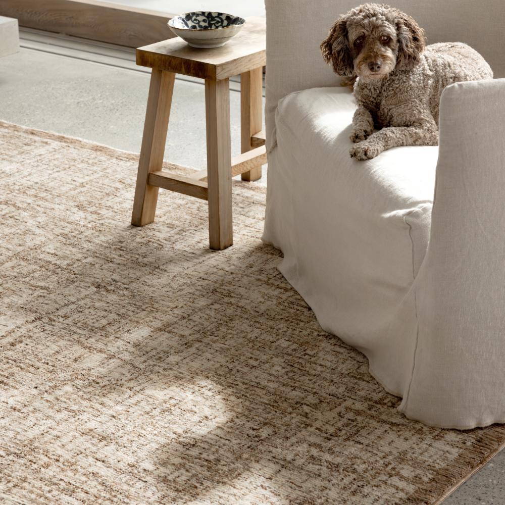 STEPH & GIAN Meadow Rug Malt brown