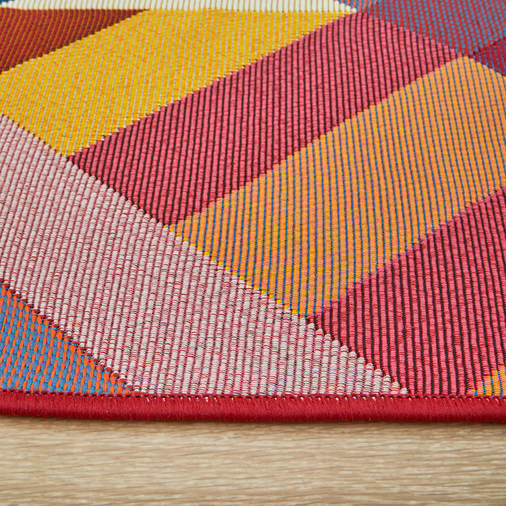 Rug Culture Vista Geo Outdoor Rug Multi